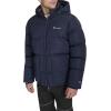 imageChampion mens Quilted Fullzip Hooded Puffer JacketPeacoat Patch Pocket