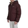 imageChampion mens Quilted Fullzip Hooded Puffer JacketWine Patch Pocket