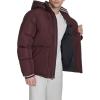 imageChampion mens Quilted Fullzip Hooded Puffer JacketWine Patch Pocket