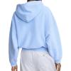 imageChampion womens Zipup Hoodie Vintage Wash Running Women C LogoPewter Blue