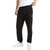 imageChampion Mens Pants Everyday Cotton Lightweight Lounge Knit Pants for Men Reg Or Big ampamp TallBlack  C Patch Logo