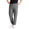 imageChampion Mens Pants Everyday Cotton Lightweight Lounge Knit Pants for Men Reg Or Big ampamp TallGranite Heather  C Patch Logo