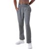 imageChampion Mens Sweatpants Fleece Openbottom Sweatpants for Men Reg Or Big ampamp TallGranite Heather  C Logo