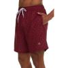 imageChampion Mens Swim Trunks with Mesh Liner 7quot Inseam Quick Drying Mens Bathing Suit Board Shorts for Swimming and BeachBurgundyLogo