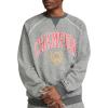 imageChampion Mens Yearbook Raglan Crewneck Sweatshirt CrestNine Iron Heather