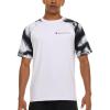 imageChampion Rash Guard for Men Short Sleeve Mens Swim Shirt Sun Shirt UPF 50 UV Protection SPF Quick Drying RashguardWhite Multi