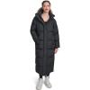 imageChampion Womens Extra Long Quilted Puffer Jacket With HoodBlack