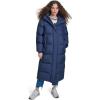 imageChampion Womens Extra Long Quilted Puffer Jacket With HoodNavy