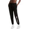 imageChampion Womens Fleece Joggers Standard Fit Midweight Script ampamp C Logo Available in Regular and PlusBlack  Classic Script Logo