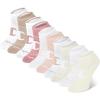 imageChampion Womens Lightweight Low Cut 10Pack Moisturewicking Athletic Socks Size 59Neutral Assorted Logo