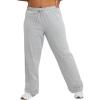 imageChampion Womens Size Lounge Pants Standard Fit Lightweight Available in Regular and PlusOxford Gray