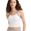 imageChampion Womens Soft Touch Longline Cami Shelf Bra C LogoWhiteMulti