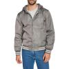 imageChampion mens Champion Mens Lightweight Varsity Jacket With Jersey HoodPewter