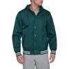 imageChampion mens Champion Mens Lightweight Varsity Jacket With Jersey HoodRain Forest