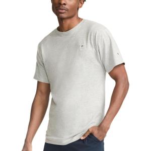 imageChampion Mens Classic Everyday Soft Comfortable TShirt Regular or Big ampamp TallOxford Gray  C Logo