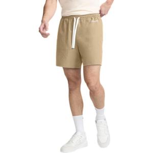 imageChampion Mens Classic Woven Short 6quot Script LogoWestern Khaki
