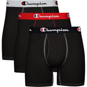 imageChampion Mens Everyday Cotton Stretch 3 PackBlack  3 Pack