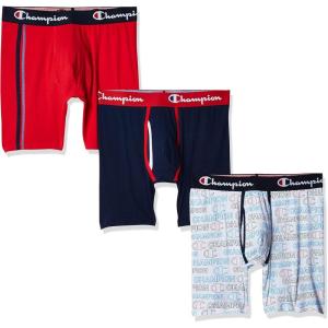 imageChampion Mens Everyday Cotton Stretch 3 PackRedNavy
