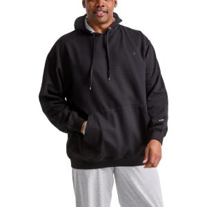 imageChampion Mens Pullover Fleece Hoodie Midweight C Logo Reg Or Big ampamp TallBlack  C Logo