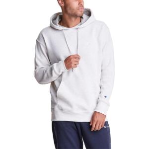 imageChampion Mens Pullover Fleece Hoodie Midweight C Logo Reg Or Big ampamp TallOatmeal Heather  C Logo