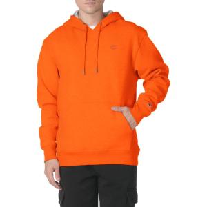 imageChampion Mens Pullover Fleece Hoodie Midweight C Logo Reg Or Big ampamp TallOrange C Logo