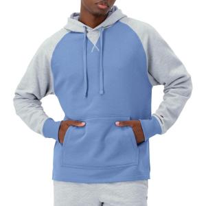 imageChampion Mens Pullover Fleece Hoodie Midweight C Logo Reg Or Big ampamp TallPlaster BlueNaturalPlaster Blue