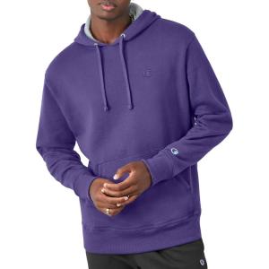 imageChampion Mens Pullover Fleece Hoodie Midweight C Logo Reg Or Big ampamp TallPurple  C Logo