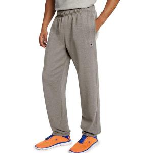 imageChampion Mens Sweatpants Fleece Comfortable Relaxedbottom Pants for Men Reg Or Big ampamp TallOxford Grey