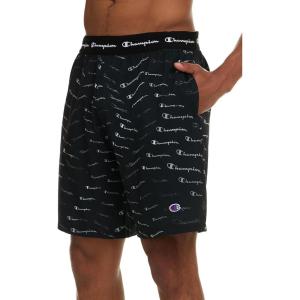 imageChampion Mens Swim Trunks with Mesh Liner 7quot Inseam Quick Drying Mens Bathing Suit Board Shorts for Swimming and BeachBlackLogo