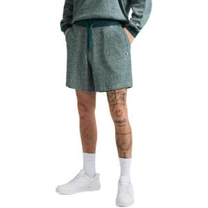 imageChampion Mens Yearbook Sweat Short 7quot C LogoEmerald Allure Heather