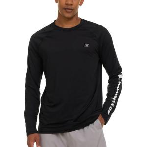 imageChampion Rash Guard for Men Long Sleeve Mens Swim Shirt for Fishing Hiking UPF 50 SPF Sun UV Protection Quick DryBlack