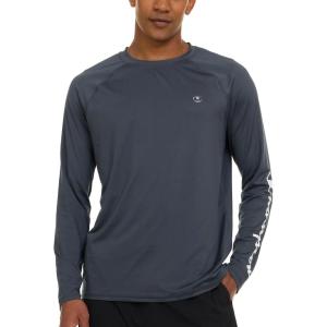 imageChampion Rash Guard for Men Long Sleeve Mens Swim Shirt for Fishing Hiking UPF 50 SPF Sun UV Protection Quick DryDark Grey