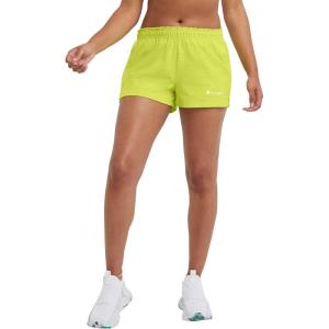 imageChampion Soft Comfortable Practice Shorts for Women 35quotLimeade Pe Heather Small Script