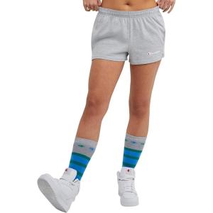 imageChampion Soft Comfortable Practice Shorts for Women 35quotOxford Gray Small Script