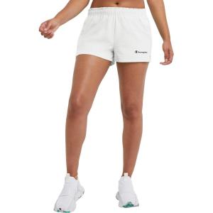 imageChampion Soft Comfortable Practice Shorts for Women 35quotWhite Small Script