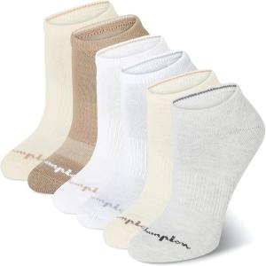 imageChampion Womens 6Pack Low Cut Athletic Socks with MoistureWicking Breathable Stretch Size 59GreyNeutral Assorted