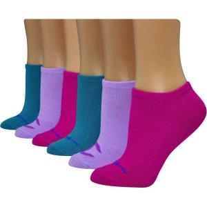 imageChampion Womens 6Pack Low Cut Athletic Socks with MoistureWicking Breathable Stretch Size 59RaspberryWater IrisRocking Teal