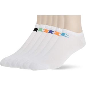 imageChampion Womens 6Pack Low Cut Athletic Socks with MoistureWicking Breathable Stretch Size 59White