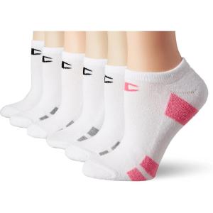 imageChampion Womens 6Pack Low Cut Athletic Socks with MoistureWicking Breathable Stretch Size 59WhiteAssorted