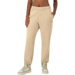 imageChampion Womens CinchedBottom Fleece Sweatpants Oversized Fit MidweightChampagne Frost