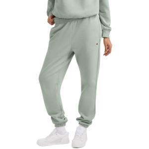imageChampion Womens CinchedBottom Fleece Sweatpants Oversized Fit MidweightClever Sage