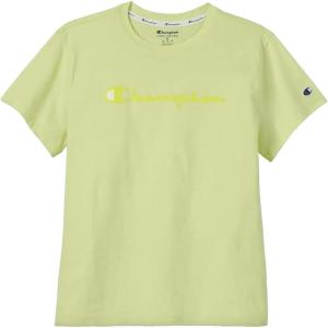 imageChampion Womens Classic Short Sleeve Graphic TShirt Standard Fit Script LogoSummerlime