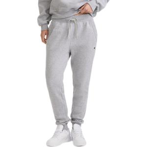 imageChampion Womens Fleece Joggers Standard Fit Midweight Script ampamp C Logo Available in Regular and PlusOxford Gray  C Logo