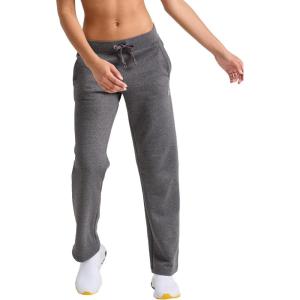 imageChampion Womens OpenBottom Fleece Sweatpants Standard Fit MidweightGranite Heather