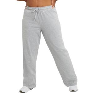 imageChampion Womens Size Lounge Pants Standard Fit Lightweight Available in Regular and PlusOxford Gray
