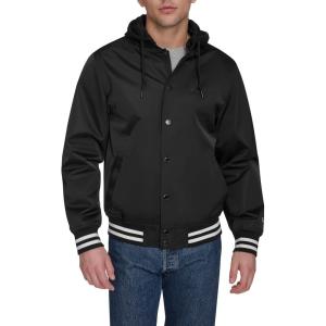 imageChampion mens Champion Mens Lightweight Varsity Jacket With Jersey HoodBlack