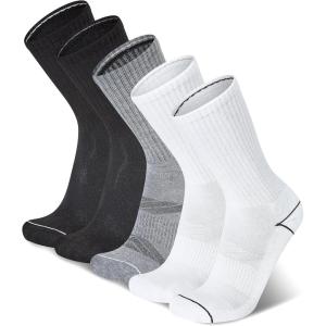 imageChampion mens Crew Socks  Moisturewicking Athletic Socks With Cushioning ampamp Arch Support Size 612Assorted