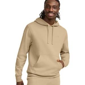 imageChampion mens Hoodiehooded Sweatshirt Fleece Pullover Hoodie for MenWestern Khaki  C Logo