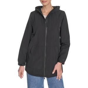 imageChampion womens Hooded Cinch Waist Rain JacketBlack