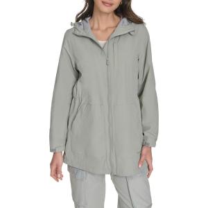 imageChampion womens Hooded Cinch Waist Rain JacketWrought Iron